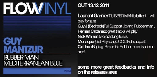 Fv034 - Guy Mantzur - Rubber man Ep Out Now